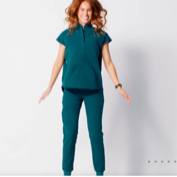 Figs {XSP} Caribbean Blue Zamora Jogger Scrub XS P - Picture 8 of 16